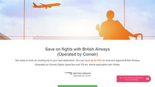 
                            9. Save on British Airways flights | Discovery Vitality - Discovery