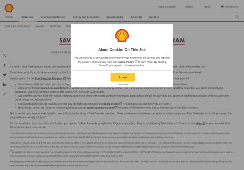 
                            2. Save with the Fuel Rewards® Program | Shell United States - Shell Oil