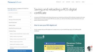 
                            11. Saving and reloading a ROS digital certificate - Documentation ...