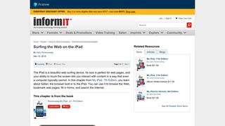 
                            10. Saving Time with AutoFill | Surfing the Web on the iPad | InformIT