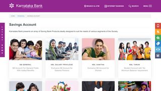 
                            8. Savings Account | Karnataka Bank