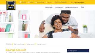 
                            8. Savings account – MauBank Mauritius