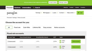 
                            8. Savings Accounts and Cash ISAs | Paragon Bank