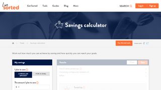 
                            13. Savings calculator - Sorted