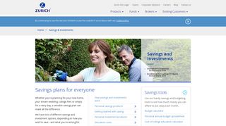 
                            11. Savings & Investments plans, with Zurich Life