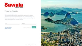 
                            5. SAWALA Imobiliária Extranet - Login