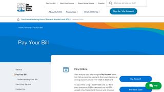 
                            4. SAWS: Paying Your Bill