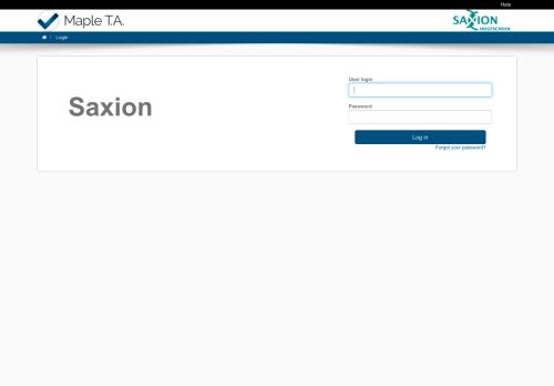 
                            7. Saxion - Login