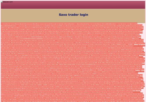 
                            10. Saxo trader login