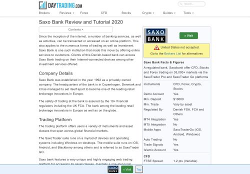 
                            9. Saxobank Review - Must Read review of Saxo Trader Forex Trading ...