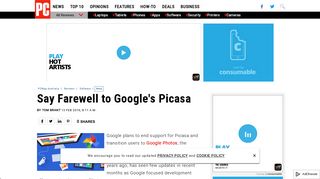 
                            10. Say Farewell to Google's Picasa - PCMag Australia