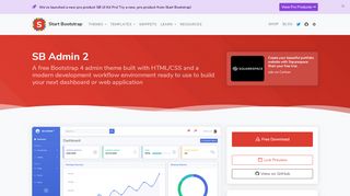 
                            2. SB Admin 2 - Free Bootstrap Admin Theme - Start Bootstrap