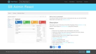 
                            12. SB Admin React - Start React