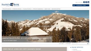 
                            2. SB Saanen Bank AG – aus Liebe zum Saanenland. Seit 1874.