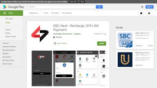 
                            3. SBC Next - Recharge, DTH, Bill Payment – Apps on Google Play