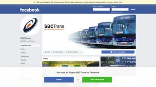
                            6. SBCTrans - Página inicial | Facebook
