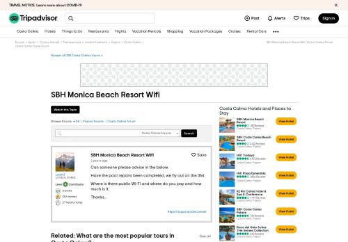 
                            11. SBH Monica Beach Resort Wifi - Costa Calma Forum - TripAdvisor