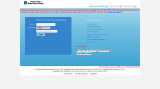 
                            7. SBI BAHRAIN e-Banking: Internet Banking Login