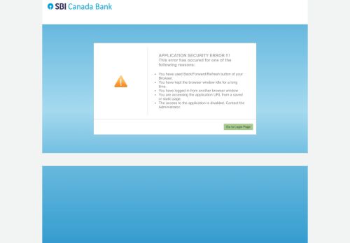 
                            10. SBI CANADA Bank e-Banking: Internet Banking Login