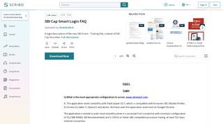 
                            10. SBI Cap Smart Login FAQ | Google Chrome | Password - Scribd
