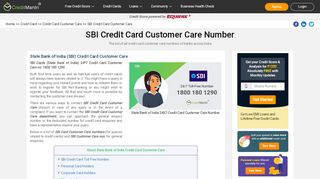 
                            10. SBI Credit Card Customer Care Number: 24x7 - CreditMantri