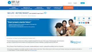 
                            3. SBI Life -Retire Smart Plan | One of the Best Retirement Policy in India