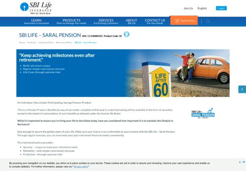
                            1. SBI Life - Saral Pension Plan | One of the Best Retirement Policy in India