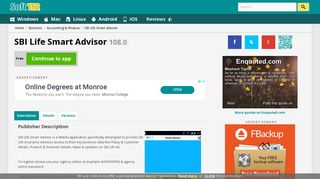 
                            10. SBI Life Smart Advisor 108.0 Free Download