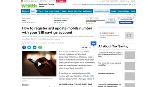 
                            9. SBI Mobile Number Registration Online: How to register ...