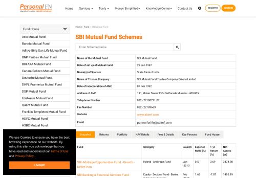 
                            7. SBI Mutual Fund – Mutual Fund Investment | PersonalFN