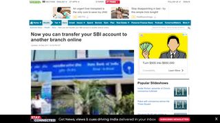 
                            7. sbi: Now you can transfer your SBI account to another branch online ...