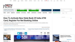 
                            4. SBI Online: How To Activate New SBI ATM Card, Register Online ...