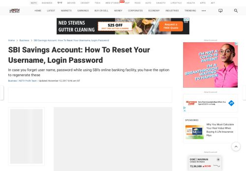 
                            11. SBI Savings Account: How To Reset Your Username, Login Password