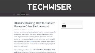 
                            11. SBIonline Banking: How to Transfer Money to Other Bank Account ...