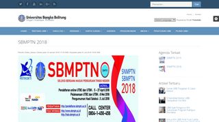 
                            11. SBMPTN 2018 - Universitas Bangka Belitung