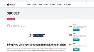 
                            4. SBOBET - LINK VÀO SBOBET KHÔNG BỊ CHẶN - Nhà cái uy tín