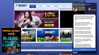 
                            10. Sbobet Login | Alternatif Login Sbobet Asia Casino Bola