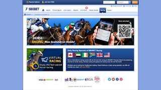 
                            7. SBOBET Racing | Bet on Horse, Harness, Greyhound Races!