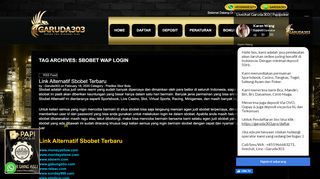 
                            4. SBOBET WAP LOGIN - Garuda303