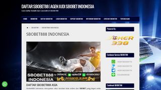 
                            9. SBOBET888 INDONESIA | DAFTAR SBOBET88