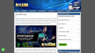 
                            1. Sbobet888 Login - Sbobet 888