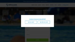 
                            4. SBTUR - Login - SBTUR Viagens