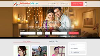 
                            7. SC / ST Matrimony - Matrimonials India