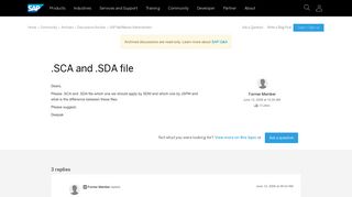 
                            10. SCA and .SDA file - archive SAP