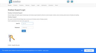 
                            3. Scadsys Support Login - ScadCo