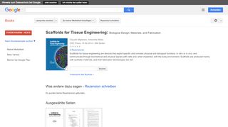 
                            13. Scaffolds for Tissue Engineering: Biological Design, Materials, and ...