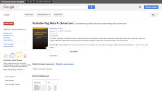 
                            5. Scalable Big Data Architecture: A practitioners guide to choosing ...