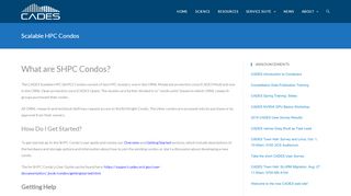 
                            4. Scalable HPC Condos – CADES