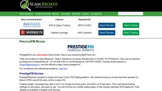 
                            7. Scam Broker Investigator • PrestigeFM Review