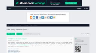 
                            4. SCAM Mining site which i tested !! - The Bitcoin Forum